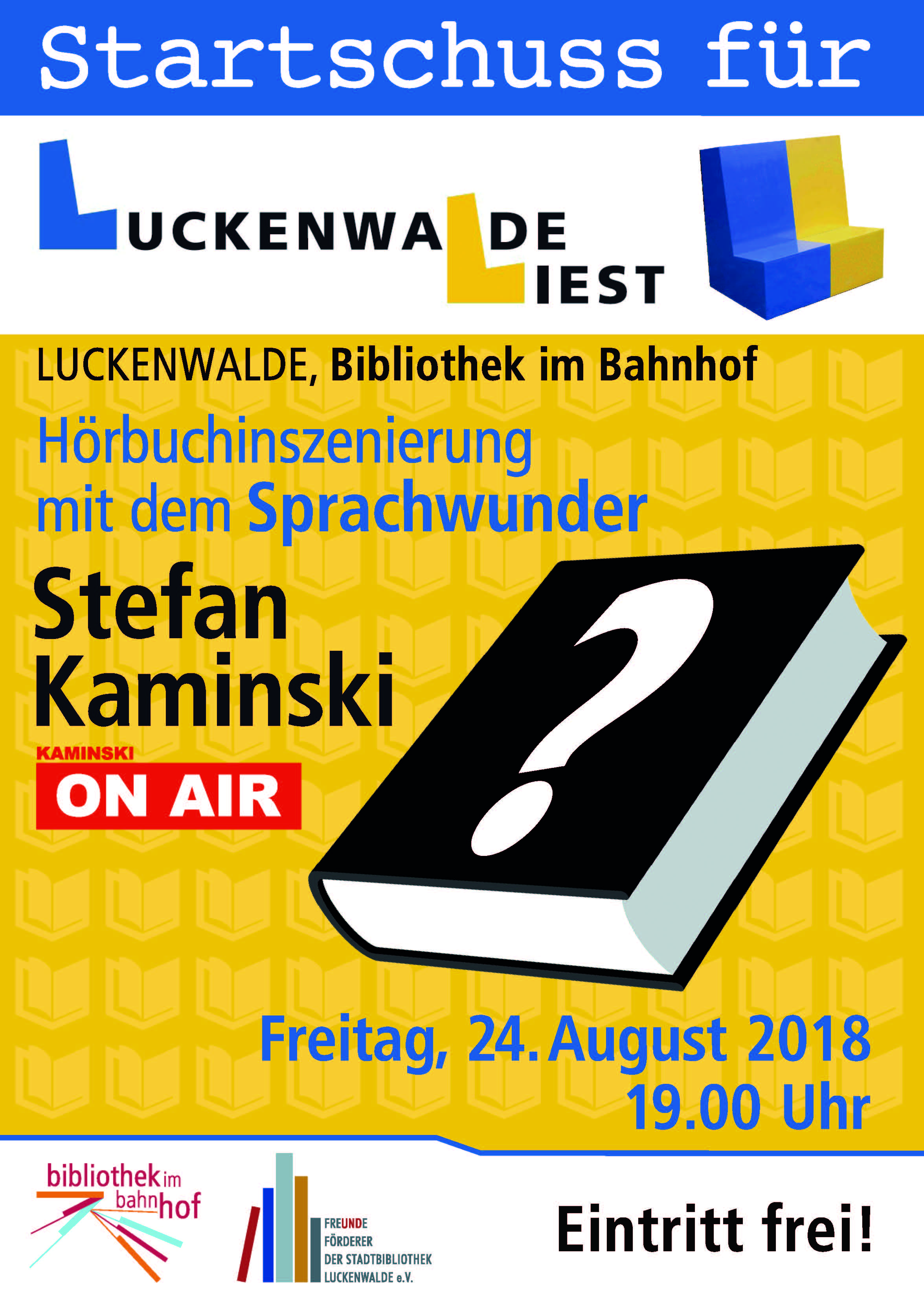 Plakat Luckenwalde liest aktuell