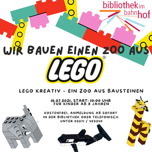 Lego Plakat quadratisch